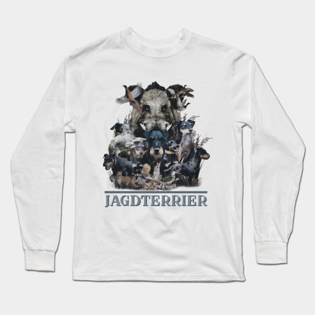 Jagdterrier Long Sleeve T-Shirt by German Wirehaired Pointer 